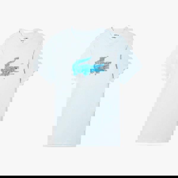 Lacoste Mens Logo Ultra Dry Sport T-Shirt - Blue - 