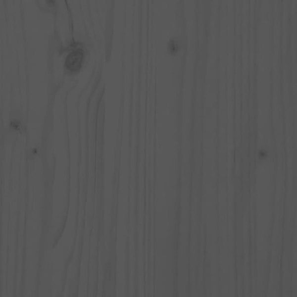 Berkfield Sideboard Grey 34x40x75 cm Solid Wood Pine