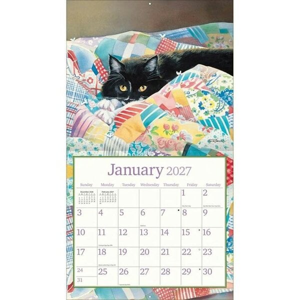 Country Living Cats In The Country Deluxe Calendar 2027, Deluxe Calendars, Month To View, Cats, Gift