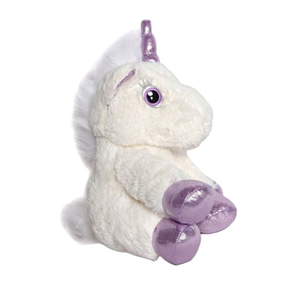 Samuel Alexander 24cm Plush White Unicorn with Sparkly Purple Horn and Hooves