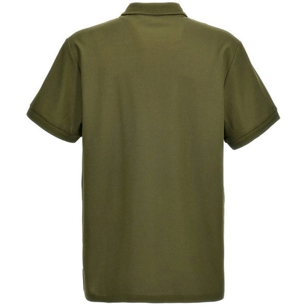 Burberry Branded Circle Logo Polo Shirt - Olive