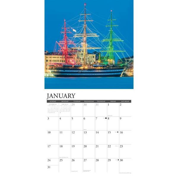 Tall Ships Calendar 2027, Wall Calendars, Month To View, Transport, Gift