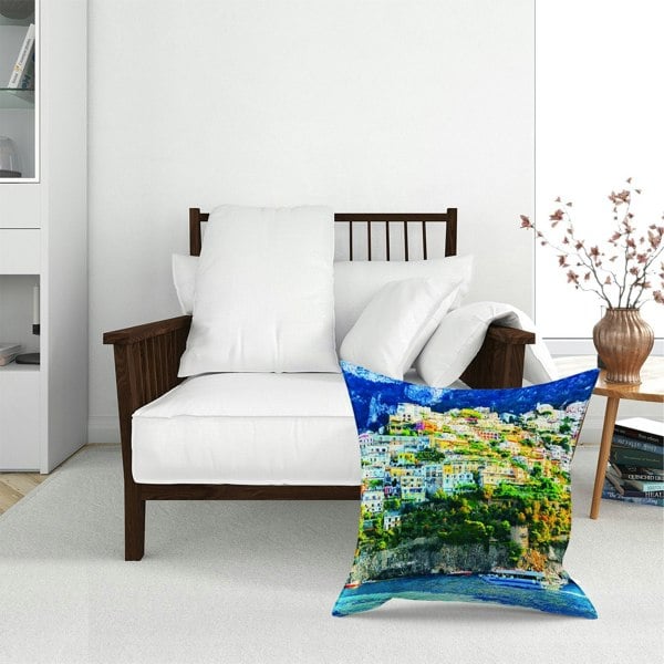 Warren Reed Positano, Amalfi Coast Floor Cushion