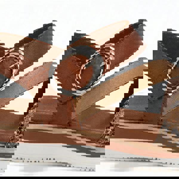 Remonte Remonte D1J64 Womens Ankle Strap Sandals Brown