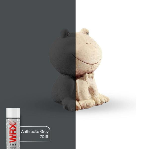 WRX 6X WRX Anthracite Grey Semi Gloss Spray Paint 400ml RAL 7016