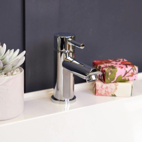 Flode Hunneberg Mono Basin Mixer Tap - Polished Chrome Finish