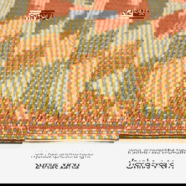 HOMESCAPES Outdoor Rug Luxury Waterproof Reversible Recycled, For Garden, Anya Aztec