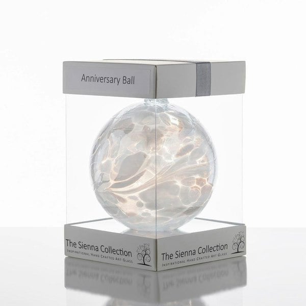 Anniversary Gift Friendship Ball - White