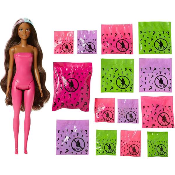 Barbie Colour Reveal Peel Unicorn Doll, 25 Accessories Magical Toy Gift For Kids