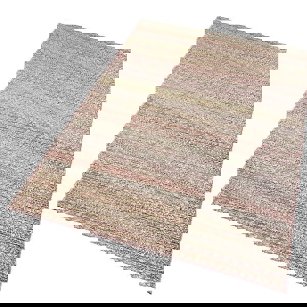 The Rugs Stylish Indoor Outdoor Rug Pine -Boho Stripe Design