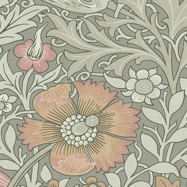 William Morris at Home Compton Sage Wallpaper