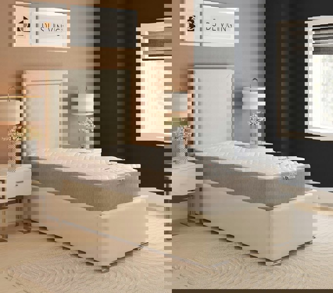 DS Living Luxe 800 Pocket Sprung Mattress with Comfort Layers- 3ft - Single - Essentials by DS Living