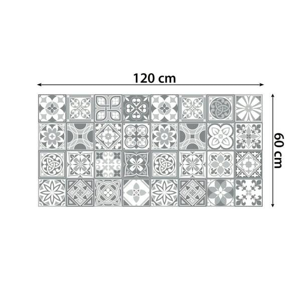 WFS6031 - Purbeck Stone Tiles Floor Stickers 120cm x 60 cm