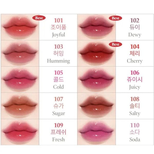 LAKA Fruity Glam Tint - 20 Colours
