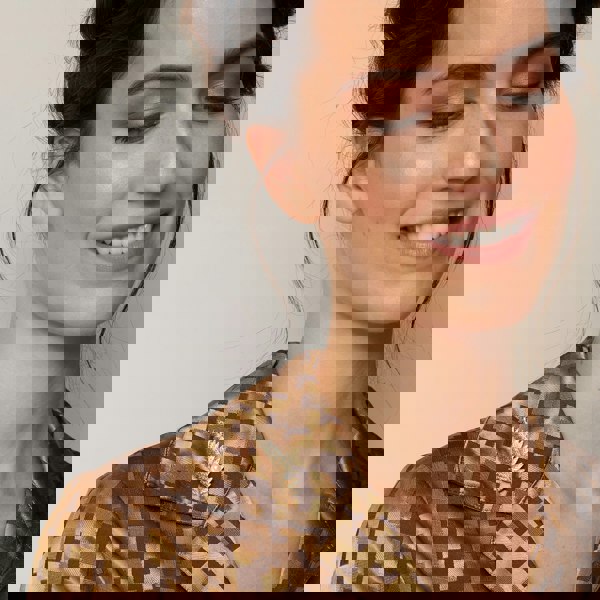 leaf brooch fern vintage style with dress