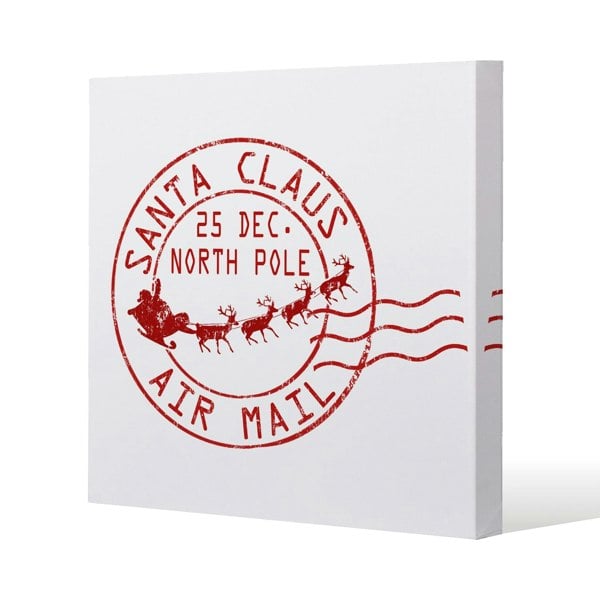 Benjamin Tate Design Santa claus air mail (canvas)