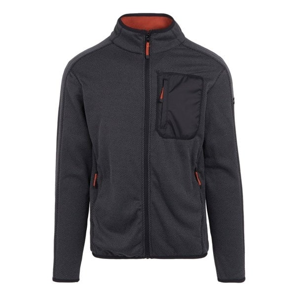 Regatta Men's Kitom Full Zip Fleece Jacket - Black Marl