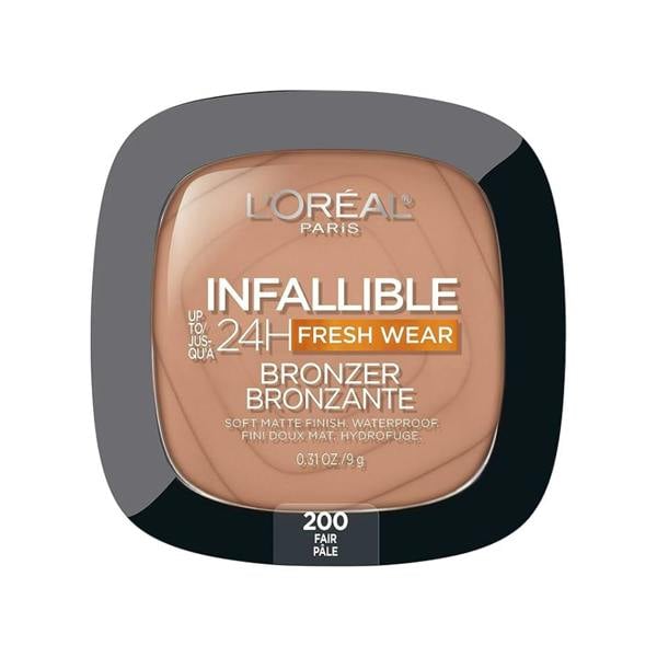 2 x L'Oreal Infallible 24H Fresh Wear Bronzer Waterproof 9g - 200 Fair