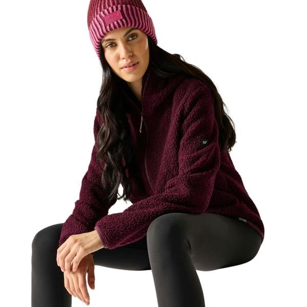 Regatta Womens/Ladies Elindra Water Repellent Half Zip Fleece - Fig - 