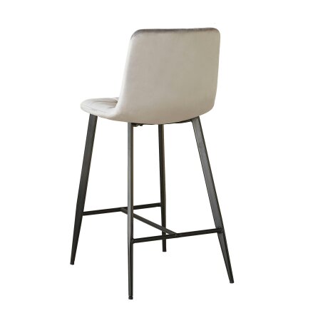 Outdoor Living Erica Plush Velvet Comfort Bar Stools - Set of 4