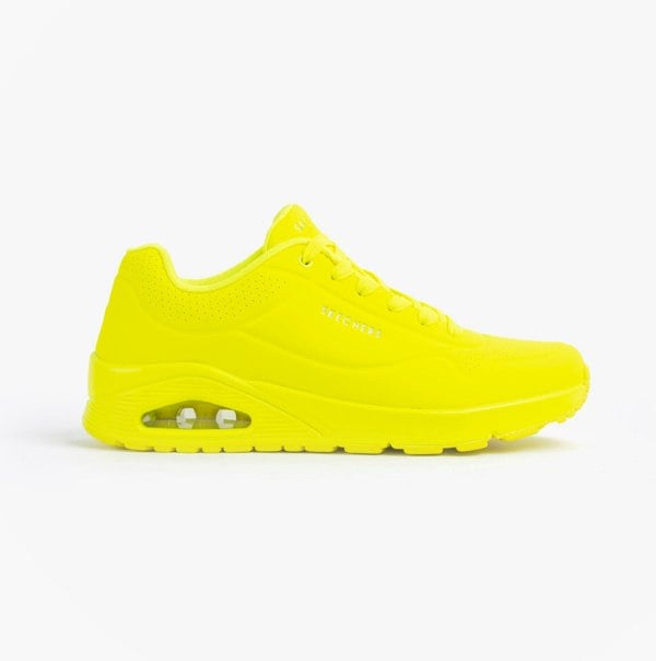 Skechers UNO - STAND ON AIR Mens Trainers Lime