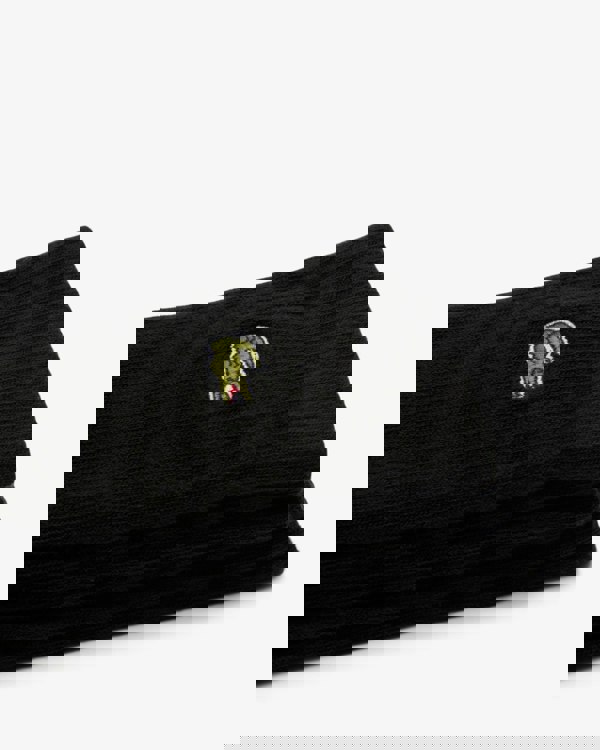 Lacoste 3 Pack Sport Mens High Cut Socks - Black/Black-Black 8VM