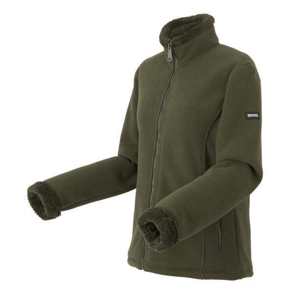 Regatta Womens/Ladies Brandall Heavyweight Fleece Jacket - Dark Khaki/Dark Khaki - 