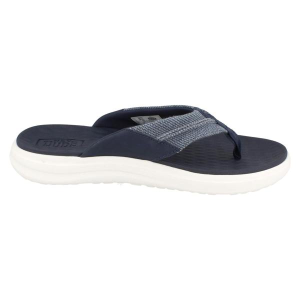 HEYDUDE Mens Hey Dude Casual Toe Post/Flip Flop  Finn Flip Braided