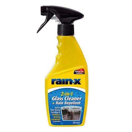 Rain-X RainX 2in1 Glass Cleaner Hydrophobic Rain Water Repellent 500ml Trigger Spray