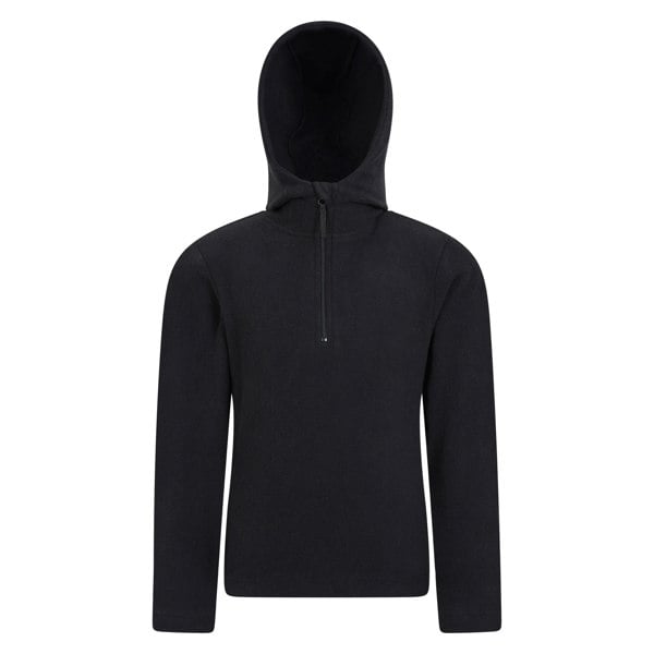 Mountain Warehouse Kids Camber II Fleece Hoodie - Jet Black