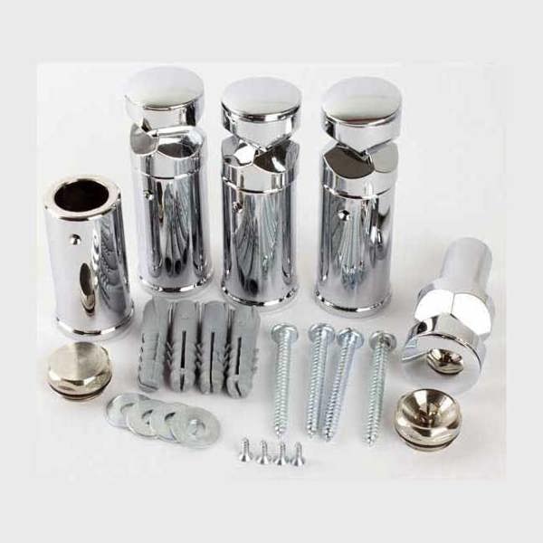 MYHOMEWARE 500mm x 800mm Chrome Electric Pre-Filled & Pre-Installed Heated Towel Rail