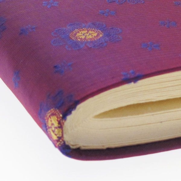Paper High Small Sari Fabric Photo Album