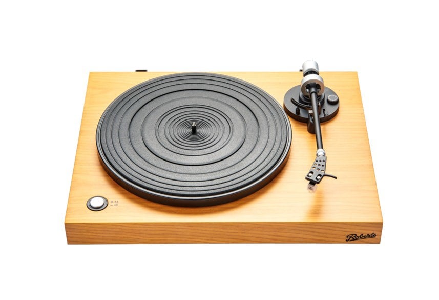 Roberts Stylus – Classic High Fidelity Vinyl Turntable Record Player Light Oak - Free Gift Valued SRP of £20!