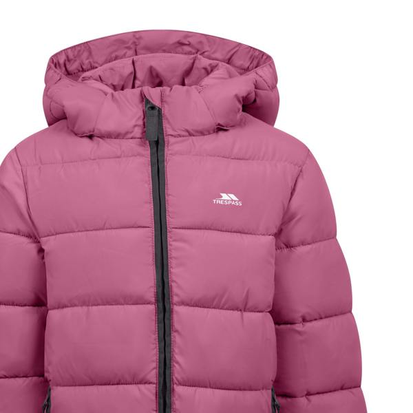 Trespass Girls Balmark Padded Jacket - Rose Blush