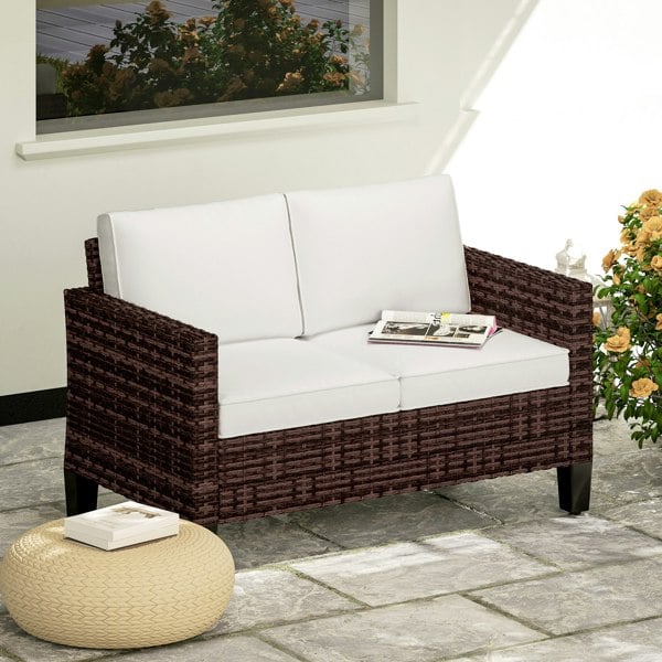 Rattan Loveseat