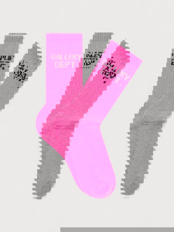 Gallery Dept. Clean Socks Flo Pink - Mens