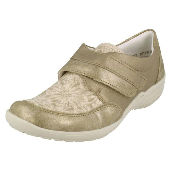Remonte Ladies Remonte Hook And Loop Wide Fitting Shoes R7600