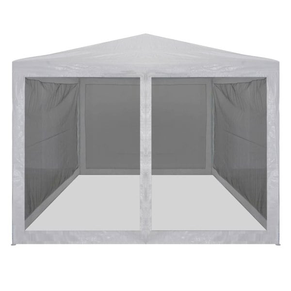 Berkfield Party Tent with 4 Mesh Sidewalls 4x3 m
