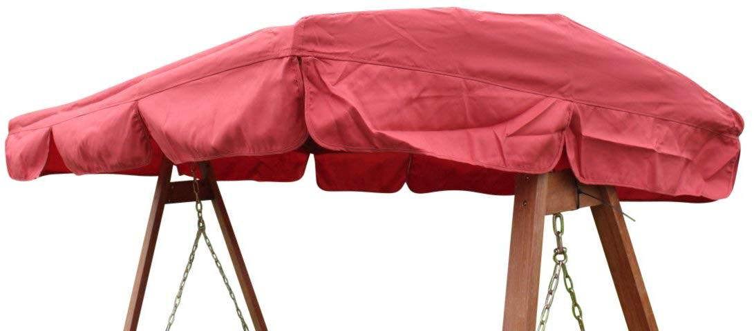 The Garden Marketplace Spare Canopy for 3 Seater Garden Swing Seat or Hammock, Terracotta Polyester Replacement Roof Cover, Shower Proof