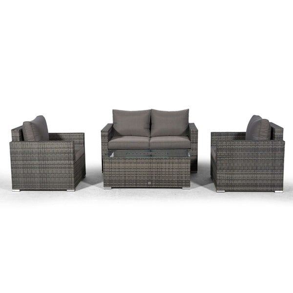 Giardino Sydney 4 Seater Rattan Sofa Set with Ice Bucket Coffee Table