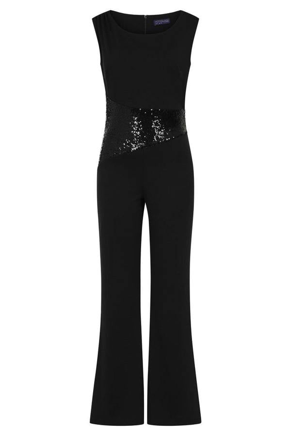 HotSquash Sequin-Waist Jumpsuit