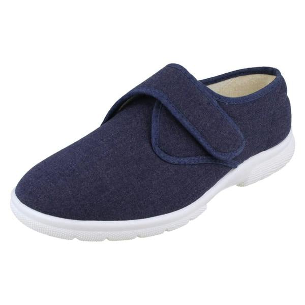 DB Shoes Mens DB Shoes Casual Wide Fit Canvas Shoes CANNOCK
