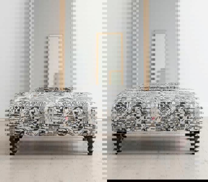 PREMIUM MONROE FOOTSTOOL POUFFE FOOTSTOOL TABLE - ISTOOLS