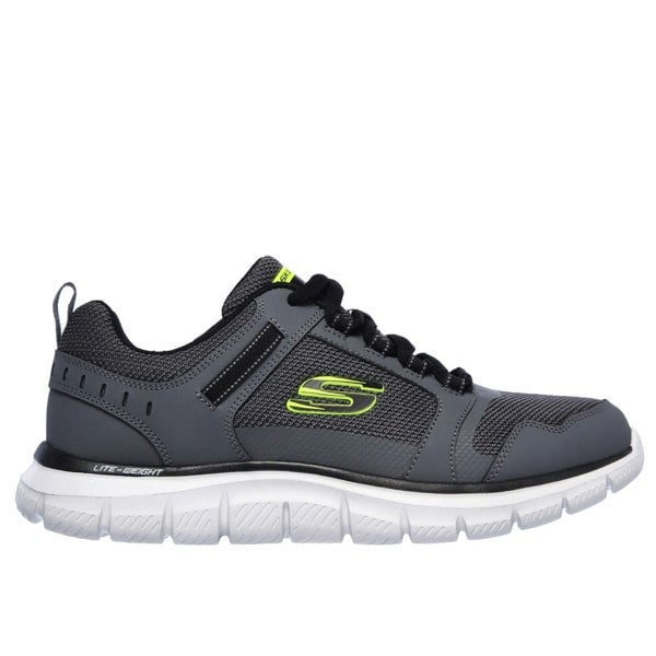 Skechers Track Knockhill Men's Trainers in Charcoal/Black