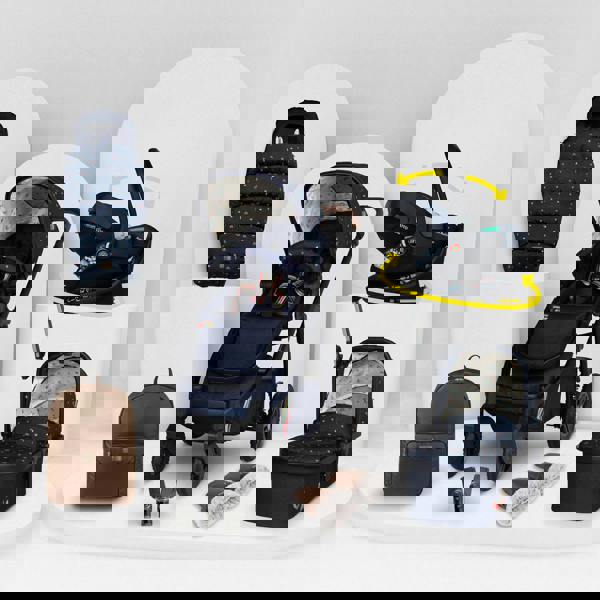 Cosatto Wow 3 Rotate & Recline Cozy Bundle Doodle Days