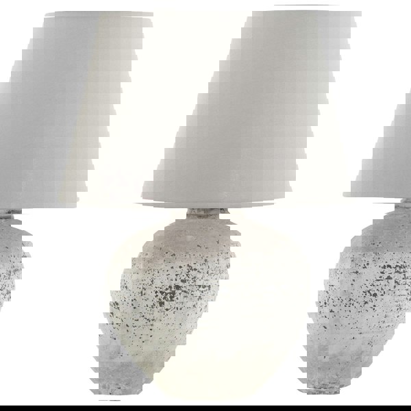 Hill Interiors Regola Stone Effect Table Lamp - Stone