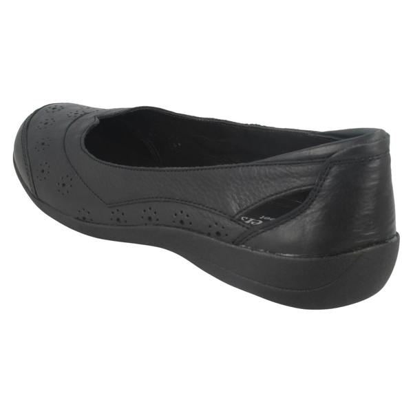 Padders Ladies Padders Cut Out Ballerina Flats Demi 2