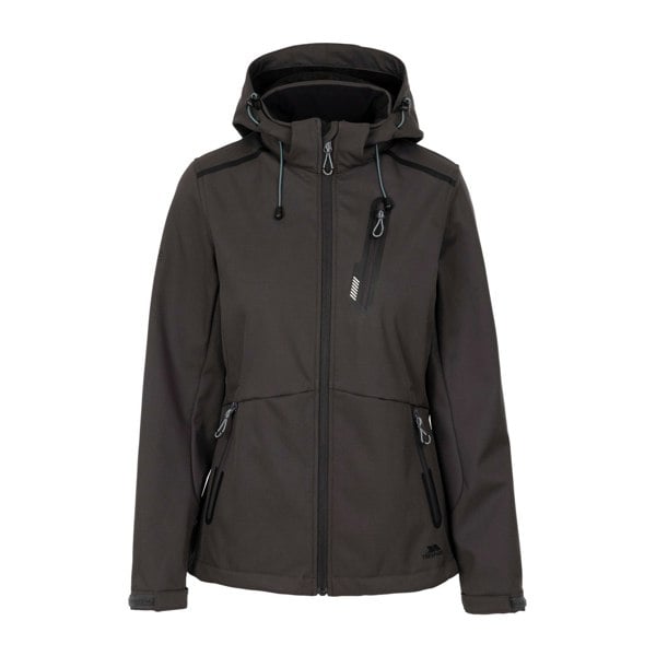 Trespass Women's Neman TP75 Soft Shell Jacket - Dark Grey