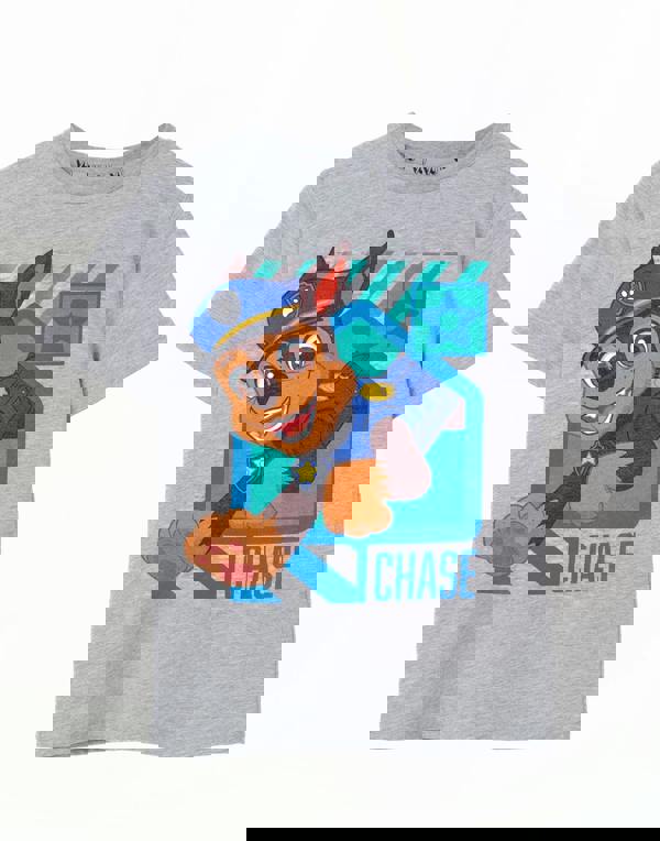 Paw Patrol Boys Grey Chase Short Sleeved T-Shirt