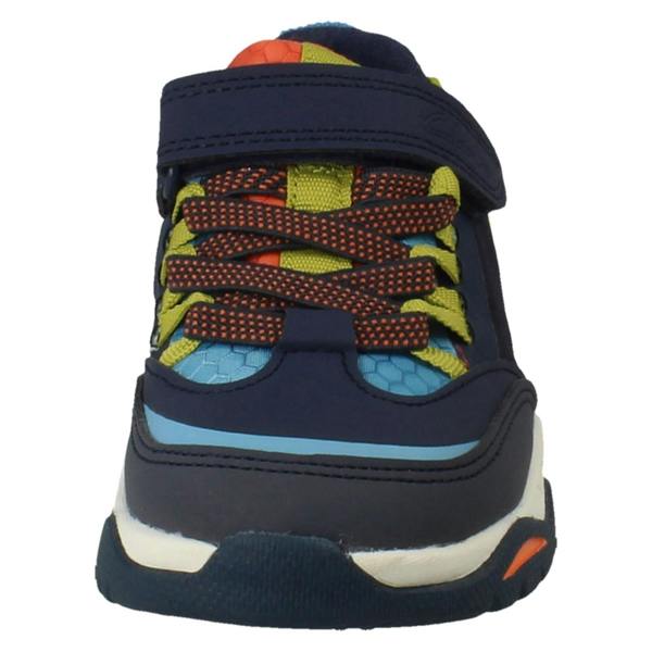 Clarks Kids Clarks Vegan Colour-Pop Sports Trainers - Feather Track